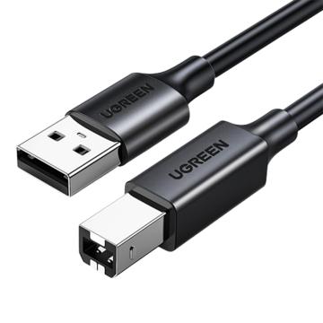 绿联 打印机数据线USB2.0AM/BM方口接头 5米 黑 10329