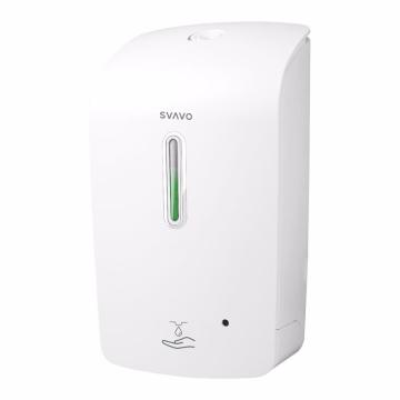 瑞沃 感应皂液器1000ML 壁挂式可免打孔 滴液款 PL-151055白色