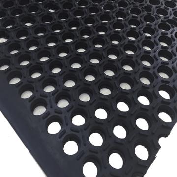 丽施美 防滑垫耐重油橡胶 Hexguard“特耐”，0.9×1.5m 砖红色