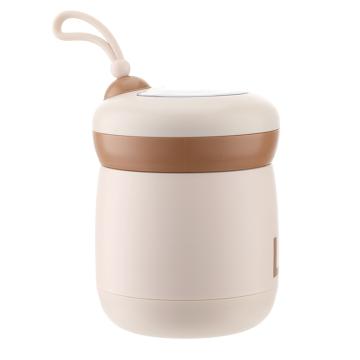 乐扣乐扣 LOCK&LOCK 保温汤罐，新活力LCB915FU 不锈钢 米色450ml LCB915FU