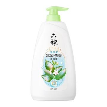 六神 冰凉劲爽沐浴露 冰片+桑叶1L（升级款）
