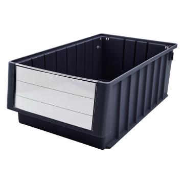 Raxwell 防静电物料盒TK4214-ESD，长宽高(mm)400×235×140，黑色 RHSS4589