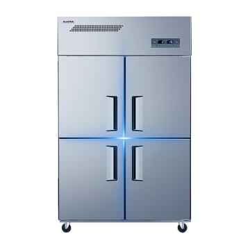 澳柯玛 立式四门双温商用冰箱，容积900L，直冷 VCF-900HT