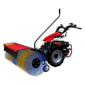 亚伯兰 扫雪车手推式扫雪车清扫宽度110cm，电启动 ABRAM-110SX 柴油款配滚刷和抛雪