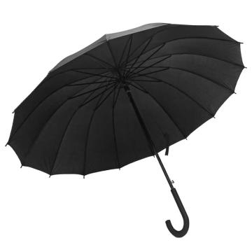SAFEWARE 黑色商务大雨伞加大直骨超大防风雨伞遮阳太阳伞 39816