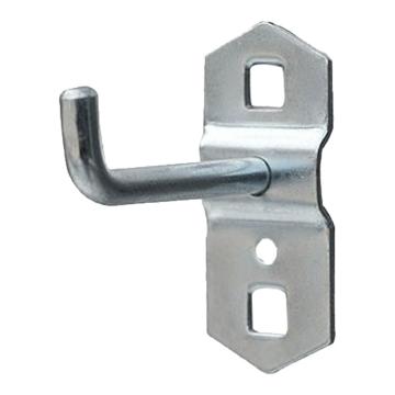 功成狮 单直钩，适用孔距10*10mm，孔边距28mm，孔中心间距38mm的挂板25mm GHWT0023
