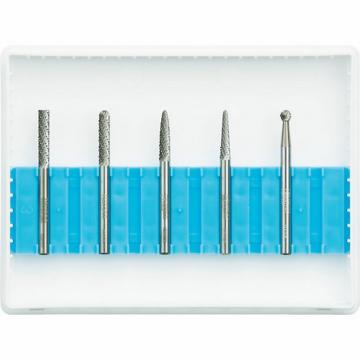 TRUSCO 超硬棒材套装A系列 轴径3mm 刀刃直径3mm 5件装【海外现货】 TBA0305S