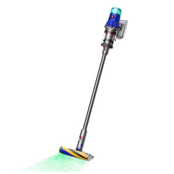 戴森 轻量高端吸尘器 光学探测微尘140AW强劲吸力2024 V12 Detect Slim Fluffy蓝镍色
