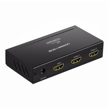 绿联 HDMI1进2出分配器带电源适配器 支持3d 40201
