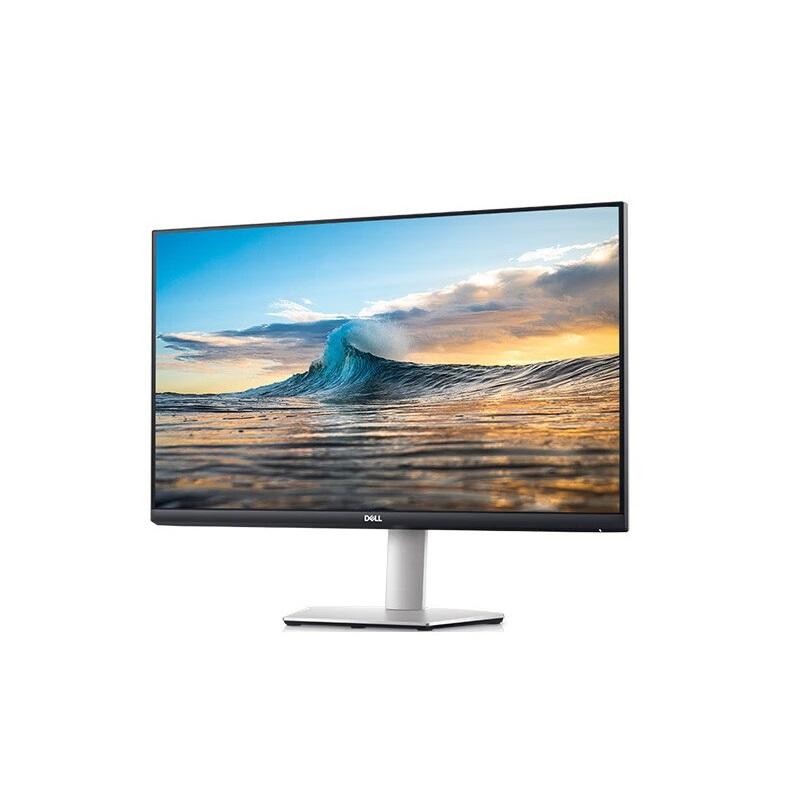 戴尔 显示器/27英寸/IPS/Type-C口65W反向充电/内置音箱/低蓝光/75Hz/旋转升降 S2722DC