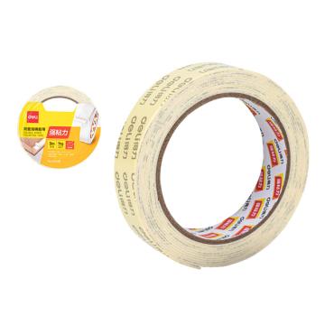 deli/得力 双面泡棉胶带18mm*3m 30418白色