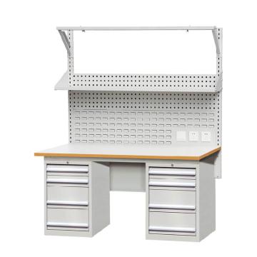ROCKBEN/岩本 防静电工作台双柜式（永久防静电台面），承重:300kg2100×750×800（W×D×H)mm，不含安装 600239