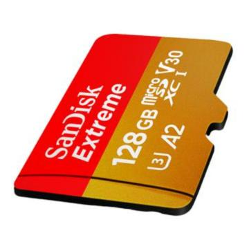 SanDisk/闪迪 存储卡U3 C10 A2 V30 4K 至尊极速移动版内存卡 读速190MB/s SDSQXA1-128G-ZN6MA