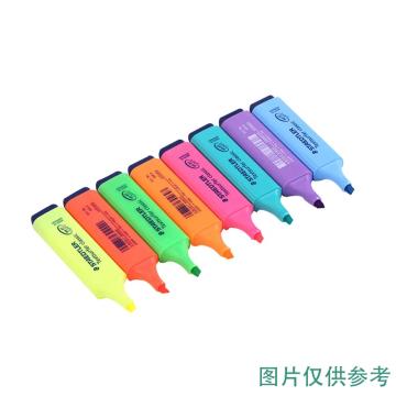 施德楼 荧光笔彩色重点标记笔办公学生用1-5mm 红色364