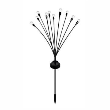 苏识 LED太阳能萤火虫灯灯头10＋太阳能板2V150ma 高73cm 暖白 YL-85-3