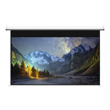 悟印像 投影幕布 150英寸电动遥控4:3 白玻纤星钻幕布