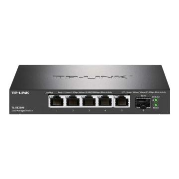 TP-LINK/普联 交换机2.5G以太网云管理交换机 5个2.5G电口 1个万兆光口 TL-SE2106