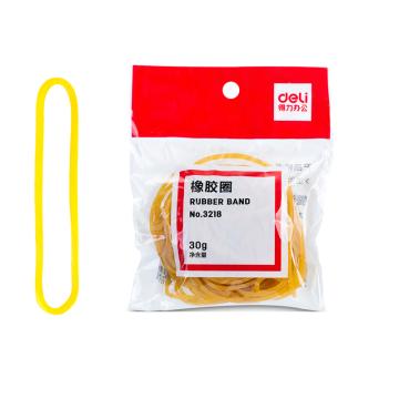 deli/得力 乳胶圈/橡皮筋/橡胶圈30g/包 3218 微黄色