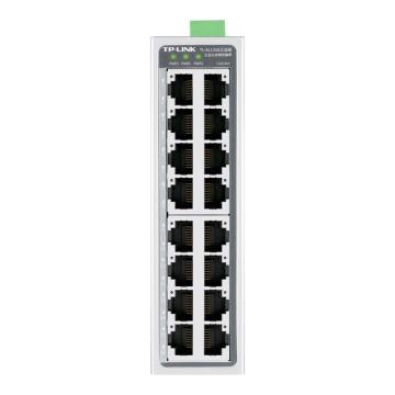 TP-LINK/普联 工业交换机工业以太网交换机 14个百兆电口+2个千兆电口 TL-SL1216工业级