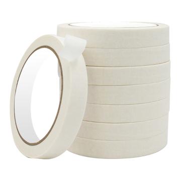 欧文格 美纹纸胶带1cm*20米，厚度145μm，白色（中粘） MWZJD1020-15