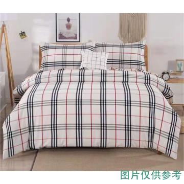 故道名梭 床品套件适用1.8/2.0M双人床 随机色 常规四件套+枕头2个+褥子1个+被子1个