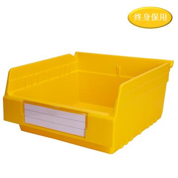 Raxwell 精益物料盒TK3315，外尺寸规格D×W×H(mm):300×300×150，全新料，黄色(标签牌1+标签纸1) RHSS4561