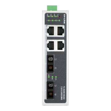 TP-LINK/普联 工业交换机环网二层管理工业交换机 4千兆电口 2千兆SC光纤口 TL-IS200-4G2SC