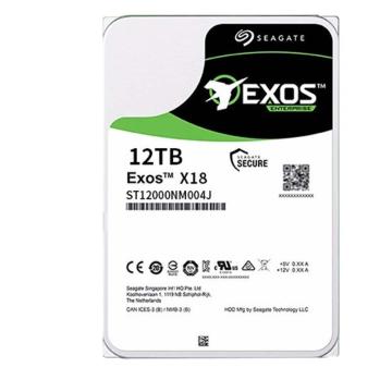 希捷 企业级硬盘12TB 256MB 7200RPM SAS接口 希捷银河Exos X18系列 氦气 ST12000NM004J