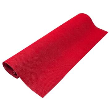 Raxwell S型镂空加密PVC疏水防滑垫单刮刀防滑花纹 厚度4.5mm 幅宽0.9m*长度1m红色 RJMH0023