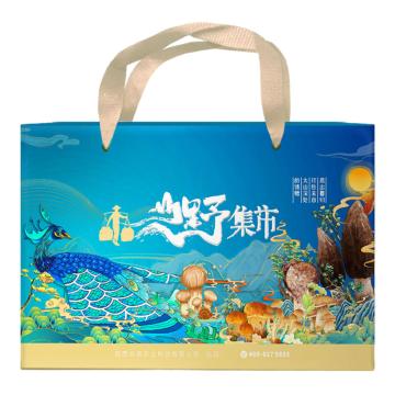 打谷塬 山野集市干货礼盒内含菌汤包70g*5袋（一件代发） 350g/盒