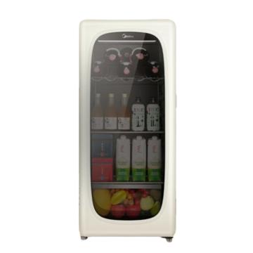 Midea 立式单门冰吧，容积140L，定频，1级能效，风冷 JC-140GEMR