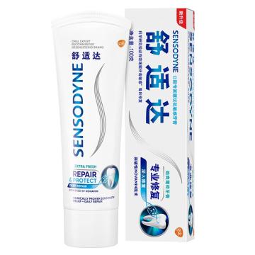 舒适达 牙膏 专业修复劲爽薄荷 100g