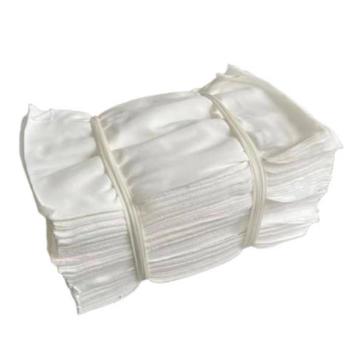 功成狮 标准尺寸白色全棉抹布含棉量约90%-95% 尺寸约400*600mm GJIX0037
