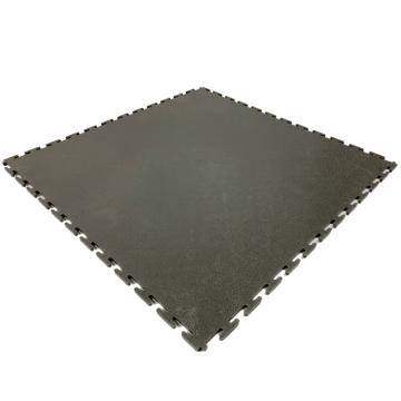 Ecobooths/爱柯部落 耐磨耐压防滑工业地板砖PVC灰色树皮纹500*500*6.5mm X030201035