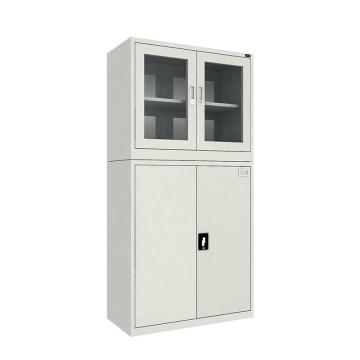 Raxwell 佰斯特联名 防静电工具柜，(上玻璃双开门内柜，下钢制双开门)，钢板厚(mm):1，CH-9-10E，不含安装 RHSA0012