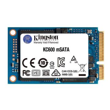 金士顿 固态硬盘SSD固态硬盘 mSATA接口 KC600系列 读速高达550MB/s SKC600MS/512G