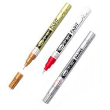 中柏 油漆笔极细0.7mm 细头针管高光笔涂鸦笔（12支/盒） SP150绿色