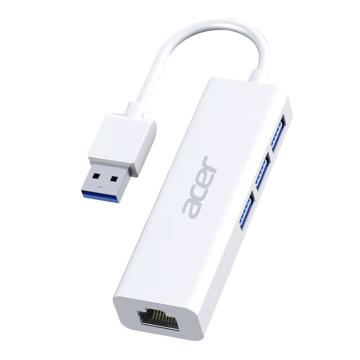 Acer/宏碁 百兆4口扩展坞USB2.0*3 百兆网口 401-BS（白色USB网口）百兆