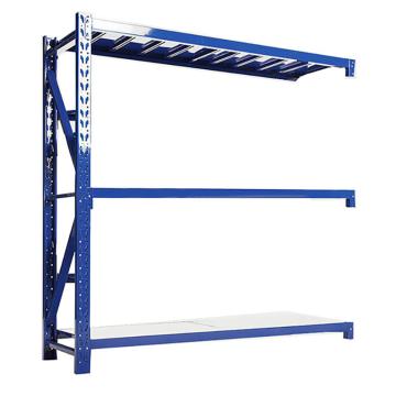 Raxwell 层板货架副架3层 单层承重500kg 尺寸(长×宽×高mm)：1800*500*1800 蓝色 RHSS4848