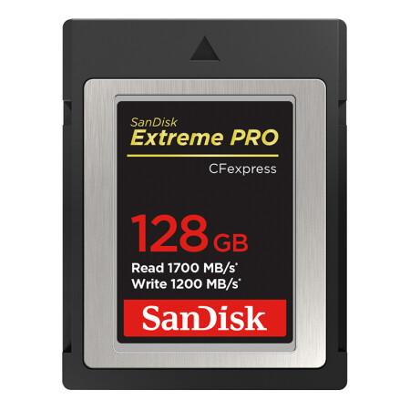 SanDisk/闪迪 CFE卡读速1700M 写速1200M SDCFE 128G