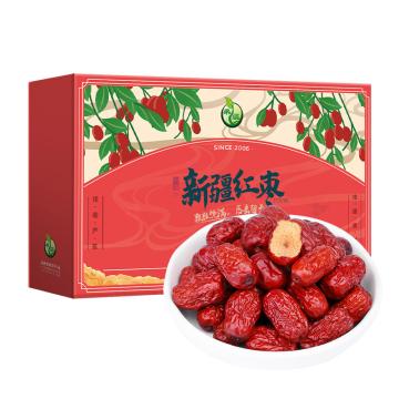 鸿业 新疆若羌红枣礼盒 1250g