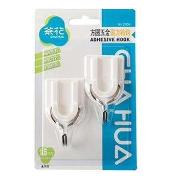 茶花 挂钩贴厨房 2909 白色 2个/板 288板/箱