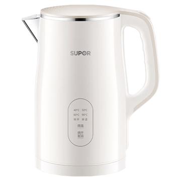 苏泊尔 电水壶 (316L)颜色白色，重1.5kg，容量1.7L，电压220V~50Hz SW-17S03F