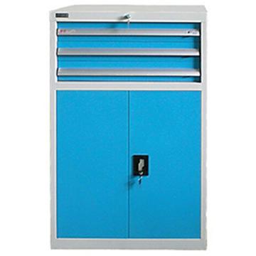 锐德 带门工具柜，外形尺寸(mm):723W×572D×1200H，1层层板3个抽屉 RDP203