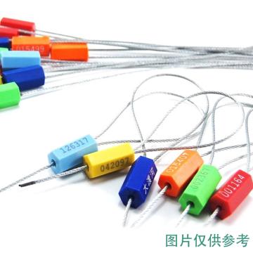 正城 抽紧式钢丝封条长度：30cm 空白不带编码，白色