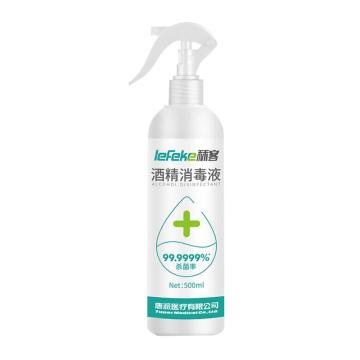 秝客 lefeke秝客 消毒液 75%酒精消毒液500ml老鼠头喷雾