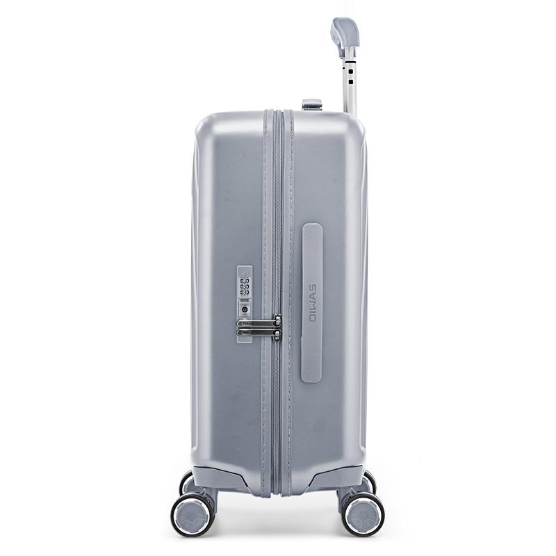 OIWAS 干湿分离收纳旅行箱63.3L/PC OCX6620-24银色