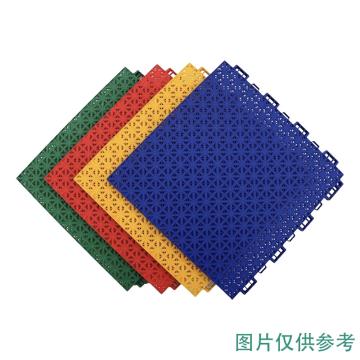 Raxwell 硬质PVC悬浮地板雪花纹 30.5×30.5×1.53cm 红/黄/蓝/绿色下单请备注 RJMH0019
