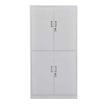 企诺 通双节柜文件柜带锁资料柜档案柜铁皮柜850*390*1800mm 厚度0.4mm QN-GB-102