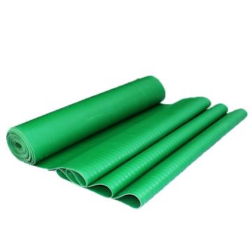 金能电力 常规条纹防滑型绝缘橡胶板绝缘垫绿色，厚度6mm，宽1m，测试电压15kV JN-JDF